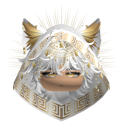 Egyptian Mullet w/ Divine Gold White Hood