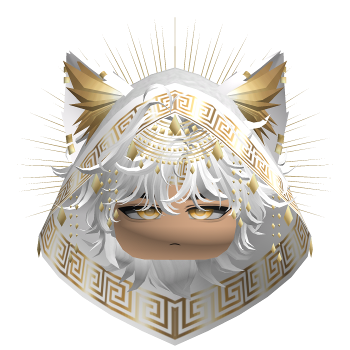 Egyptian Mullet w/ Divine Gold White Hood