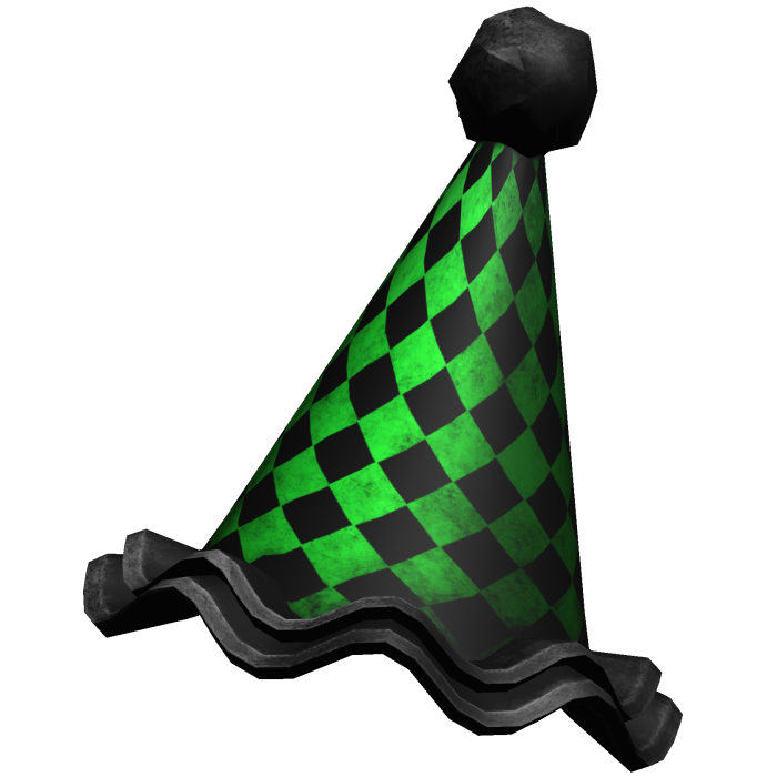 Green Halloween Party Clown Hat