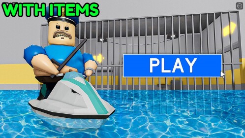 🌊[WITH ITEMS] UNDERWATER PRISON RUN ESCAPE!