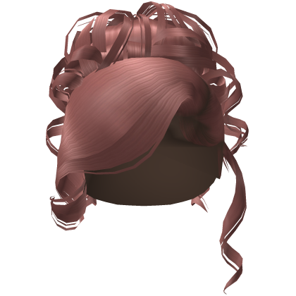 Side Swept Curly Updo [Pink]
