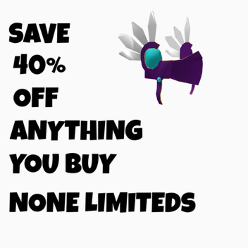 Save 40% off on anything you buy!!
