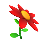 Red Flower Sprout