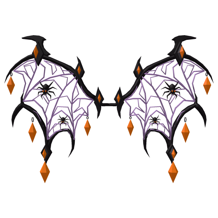 Spooky Halloween Spider Wings
