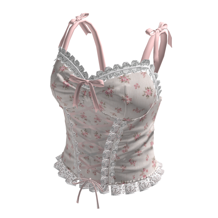 Coquette Lace Up Corset Dress (White)