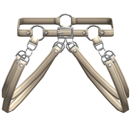 Beige Suspender Hanging Y2K Waist Straps 3.0