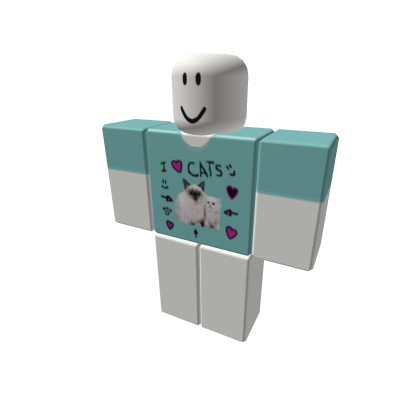 I love cats t shirt roblox shop