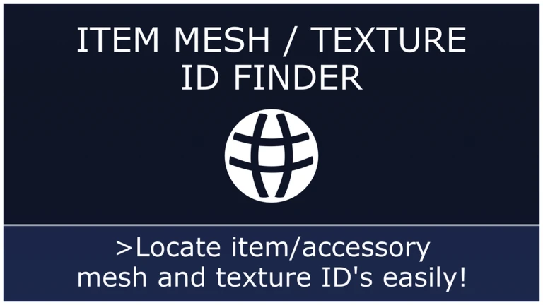 ITEM MESH/TEXTURE FINDER | Robloxでプレイ