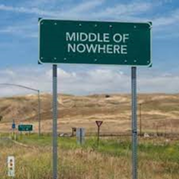 The middle of no where.
