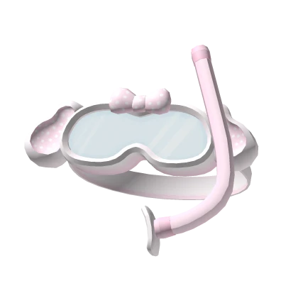 Cutesy White Bunny Diving Goggles Roblox item thumbnail
