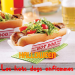 Les hot dogs enflammés