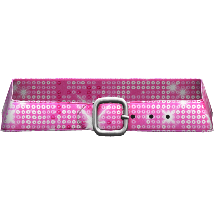 Luxury 2000s Disco Gyaru Glitter Belt Hot Pink