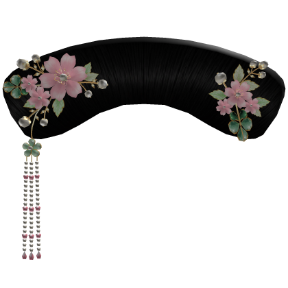 Traditional Pink Blossom Chinese Qing Dynasty