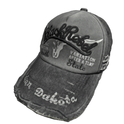 Vintage Embroidered Baseball Cap Black Roblox item