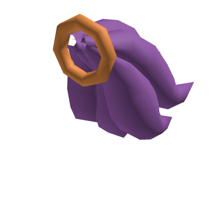 Purple ponytail Roblox item