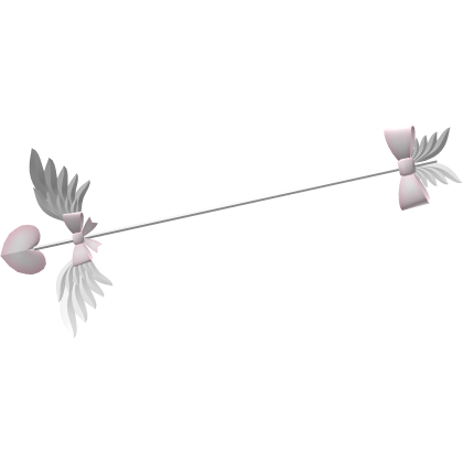 Angelic Valentines cupid's arrow - pink/silver Roblox item