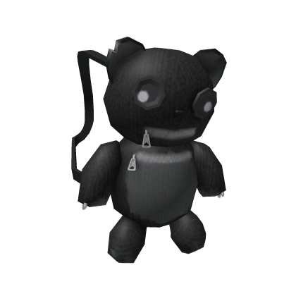 Black Teddy Bear Backpack (3.0)