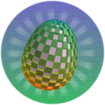 Everlasting Rainbow Checkered Egg [Light]
