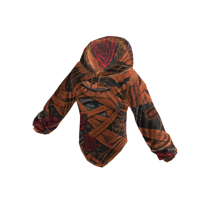 Rosebound Mummy Hoodie – Orange
