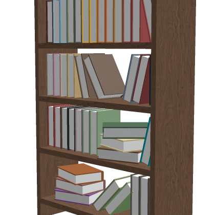 🌟 Bookshelf (For Libraries) Free Roblox Model
