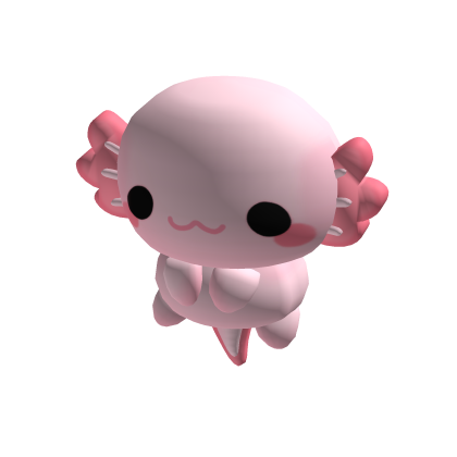 Holdable Baby Pink Axolotl thumbnail
