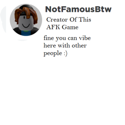AFK until someone donate 10k