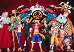 Luffy Zoro Sanji Nami Usopp Chopper Jinbe Brook Ro