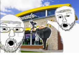 Tower of Gru Eats At Mcdonalds