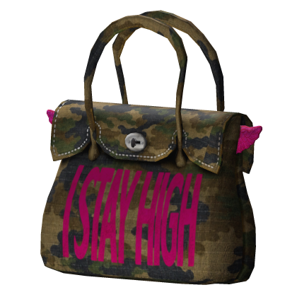 high camo hot pink purse