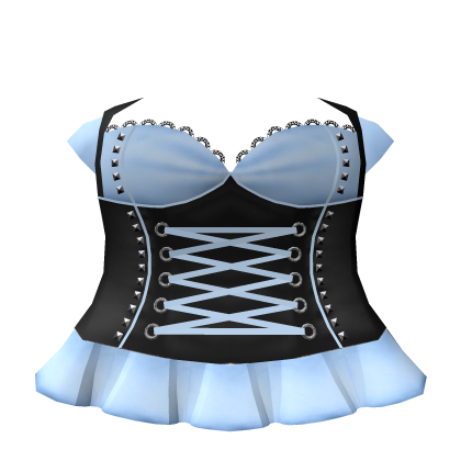 Halloween Witch Dress in Pastel Blue