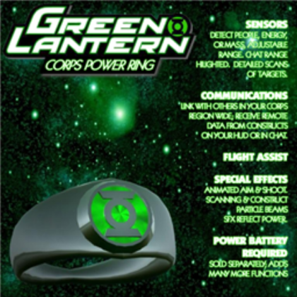 Green Lantern's Ring Roblox decal
