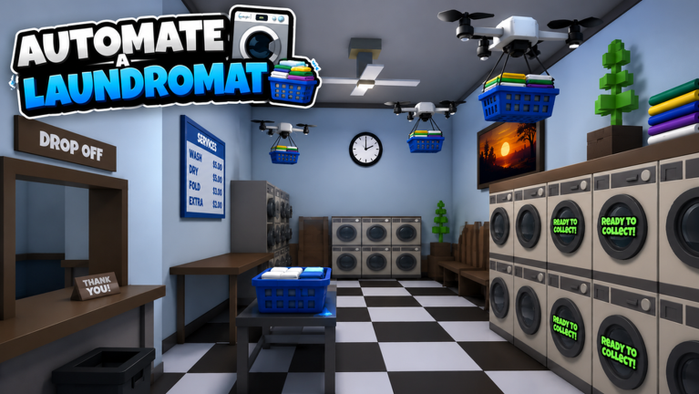 Automate a Laundromat artwork