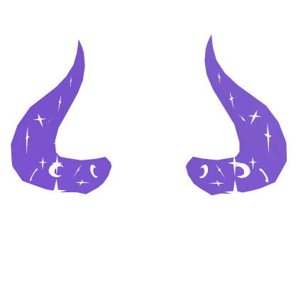 Purple Cosmic Horns Neon Roblox item