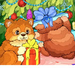 Panda squad and bear