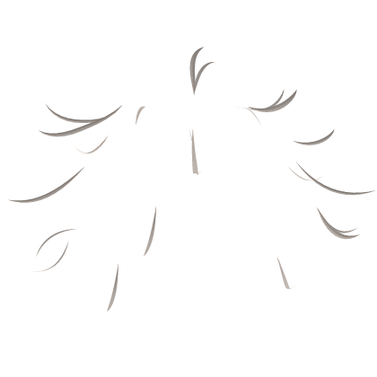 ♡ : blonde messy hair strands w/ cowlick extensio Roblox item