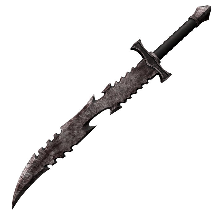 Bloody Medieval Knight Sword (Right)