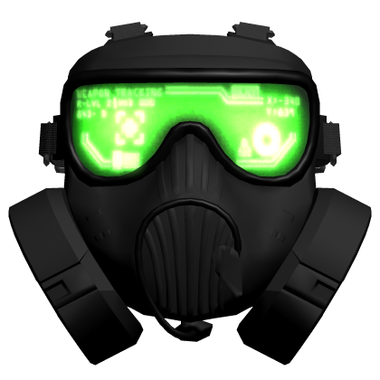 [R15] M50 Gas Mask [Digital Green] [Emissive]
