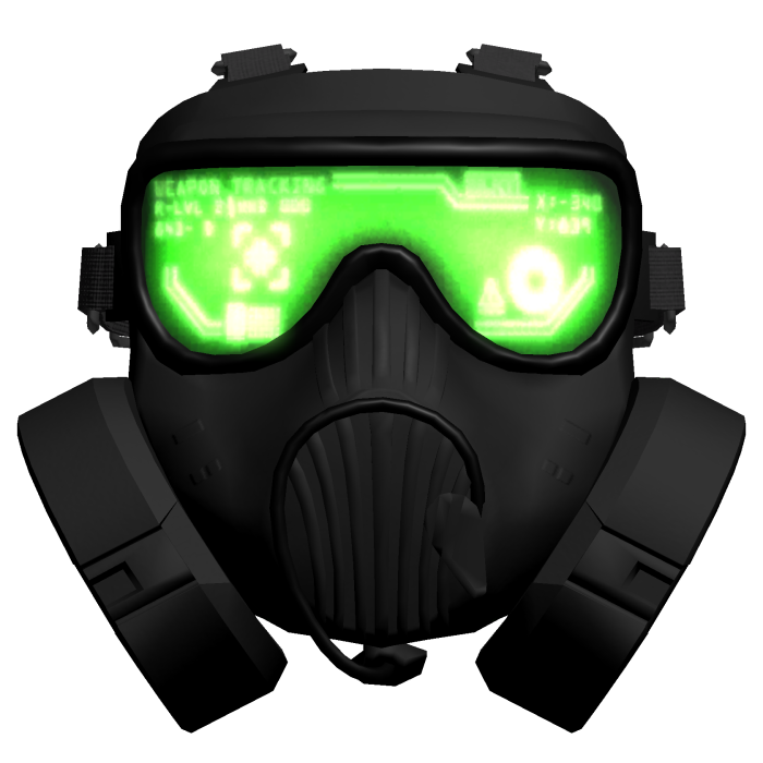 [R15] M50 Gas Mask [Digital Green] [Emissive]
