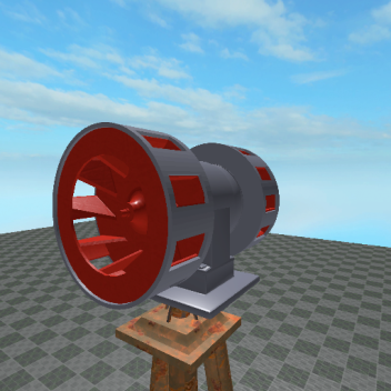 School with air raid siren	