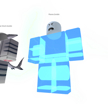 God Shark Zombie and his minions & Main Zombies