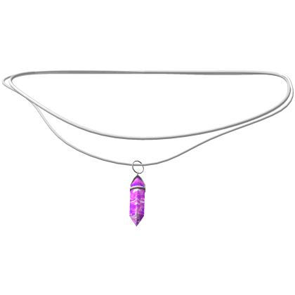 Purple & Silver Crystal Necklace 3.0