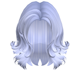 Periwinkle Layered Wolf Cut