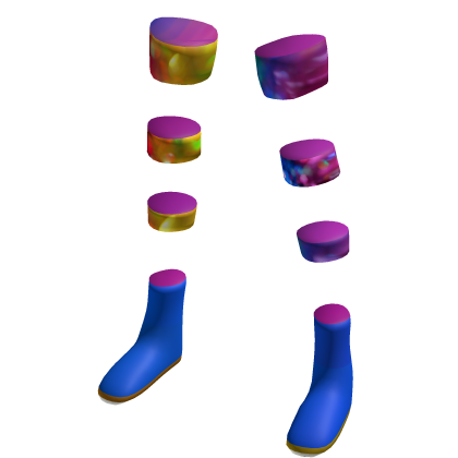 Rainbow Sparkle Legs & Shoes