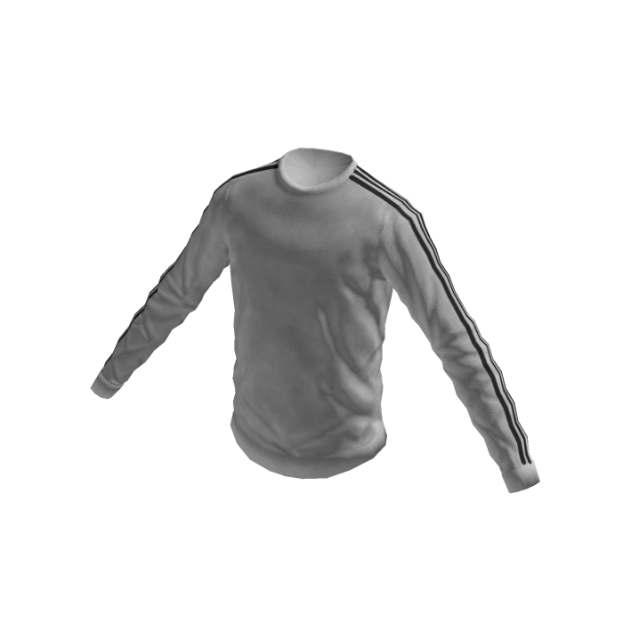 Grey Striped Athletic Longsleeve