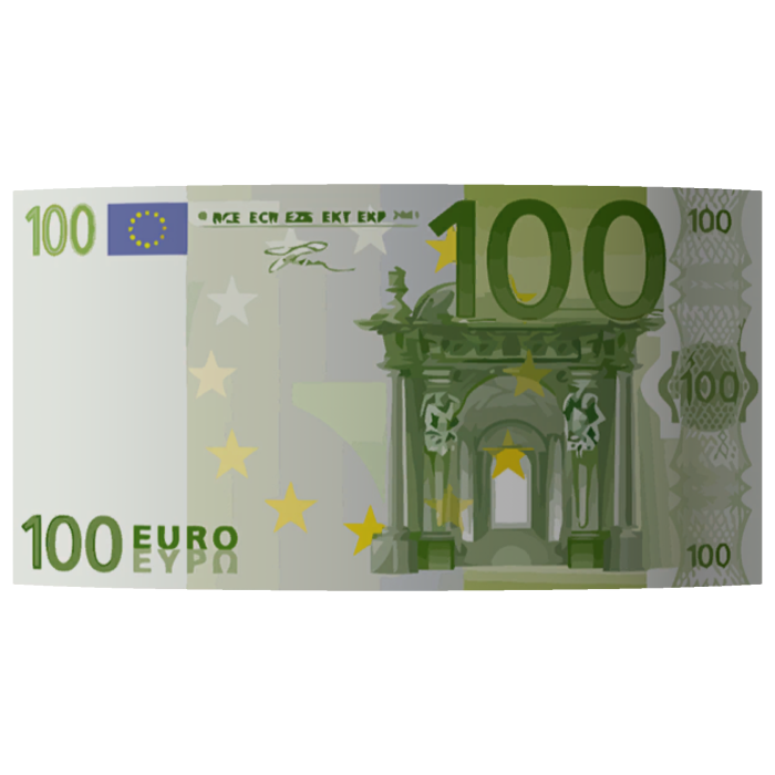 €100 Euro Cash Money Eye Cover