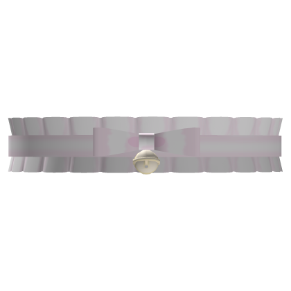 kawaii baby pink ruffled choker with cute bell 
