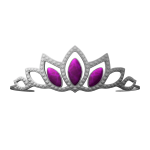 Purple Gemstone Tiara