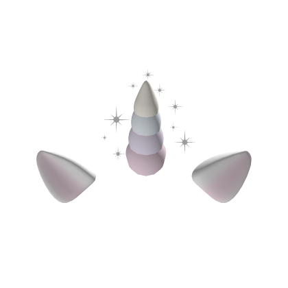 pastel unicorn horn w/ sparkles