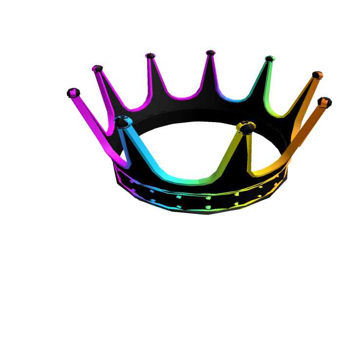 Owner Exclusive Cartoony Rainbow Crown