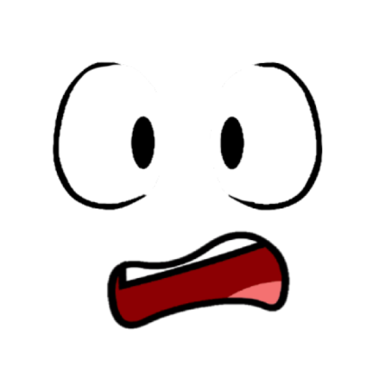 Scared Face Roblox decal